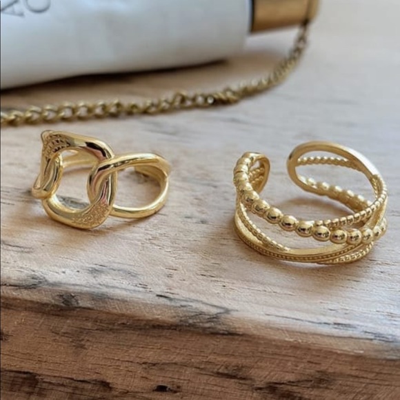 444style Jewelry - 🎉HP🎉 Ms.K Ring Adjustable | 14k Gold Plated